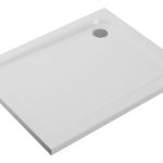 //2Go 45mm Low Profile 1200x700mm Rectangular Tray & Waste - White