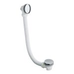 Abode Euphoria Bath Overflow & Clicker Waste - Chrome