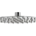 Abode Storm Slimline 200x200x3mm Circular Showerhead - St/Steel