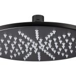 Abode Euphoria 225x225x8mm Circular Showerhead - Matt Black