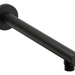 Abode Euphoria Wall Mounted Circular Shower Arm - Matt Black