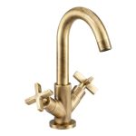 Abode Serenitie Basin Mixer - Antique Brass