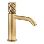 Abode Kite Basin Mixer - Antique Brass