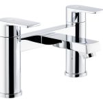 Abode Aquip Deck Mounted Bath Filler - Chrome