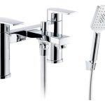Abode Aquip Deck Mounted Bath Shower Mixer - Chrome