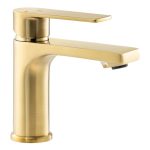 Abode Aquip Basin Mixer - Brushed Brass