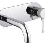 Abode Chao Wall Mounted Basin Mixer - Chrome