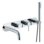 Abode Chao Wall Mounted Bath Shower Mixer - Chrome