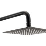 Abode Uno 200x200mm Shower Head - Matt Black