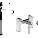 Abode Zeal Pack Offer 4 (Tall Basin Mixer & Bath/Shower Mixer) - Chrome