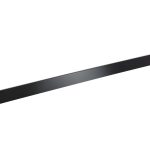 Abode Uno Single Towel Rail - Matt Black