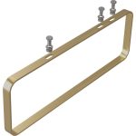 Abode Tableau Optional Towel Rail - Brushed Brass