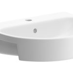 Ebb 555x435mm 1TH Semi Recessed Basin