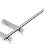 Linen Toilet Roll Holder - Chrome