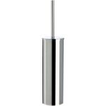 Linen Wall Mounted Toilet Brush Holder - Chrome