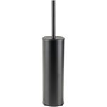 Linen Wall Mounted Toilet Brush Holder - Black