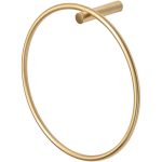 Linen Towel Ring - Brushed Brass