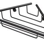 Caddy 1-Tier Corner Shower Caddy - Black