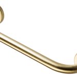 Straight 35cm Grab Rail - Brushed Brass