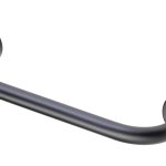 Straight 64cm Grab Rail - Matt Black