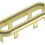 Oval Overflow Ring - Brushed Brass