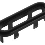 Oval Overflow Ring - Matt Black