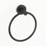 Plush Towel Ring - Black