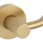 Plush Robe Hook - Brushed Brass
