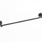 Plush 55cm Towel Rail - Black