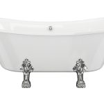 Emerge Freestanding 1760x710x775mm 0TH Bath w/Feet