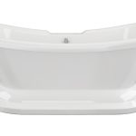 Hollow Freestanding 1760x700x720mm 2TH Bath w/Base - White