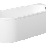 Lavabo J Shape 1500x725x600mm 0TH Bath w/Legs (RH)