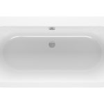 Submerge Back To Wall SUPERCAST 1700x750x600mm 0TH Bath w/Legs