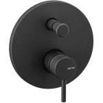 Vema Maira Black Concealed Two Outlet Shower Mixer w/Diverter