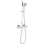 Flow Cool-Touch Thermostatic Bar Mixer Shower - Chrome