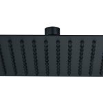 Spay 200mm Square Ultraslim Showerhead - Matt Black
