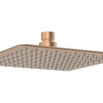 Spay 200mm Square Ultraslim Showerhead - Brushed Bronze