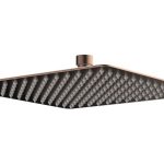 Spay 250mm Square Ultraslim Showerhead - Brushed Bronze