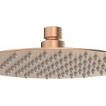 Mist 200mm Round Ultraslim Showerhead - Brushed Bronze