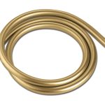 Vema Tiber 1.5m Hose - Brushed Brass
