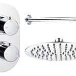 Mist Round Shower Valve & Kit Pack 1 - Chrome