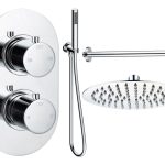 Mist Round Shower Valve & Kit Pack 4 - Chrome