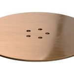 Low Profile Tray Waste Cover - Brushed Bronze