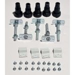 //2Go 45mm Low Profile Offset & Quadrant Riser Set - White