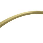 170mm Bow Handle - Brushed Brass