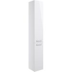 Purity 350mm Floor Standing 2 Door Tall Unit - White Gloss