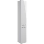 Unify 350mm Floor Standing 2 Door Tall Unit - Grey Gloss