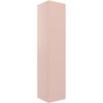 Linea 350mm Wall Hung 1 Door Tall Unit - Matt Antique Rose