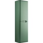 Pearl 350mm 2 Door Wall Hung Tall Unit - Matt Sage Green