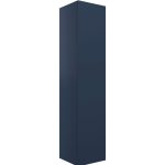 Linea 350mm Wall Hung 1 Door Tall Unit - Matt Deep Blue